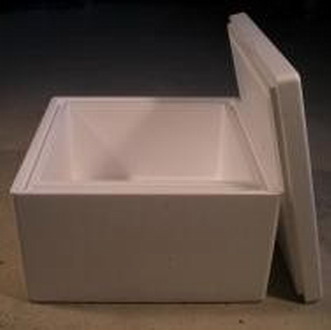 38 Liter Isolier-Box - 440x340x260 mm - Styropor Box - Wandstärke 30 m